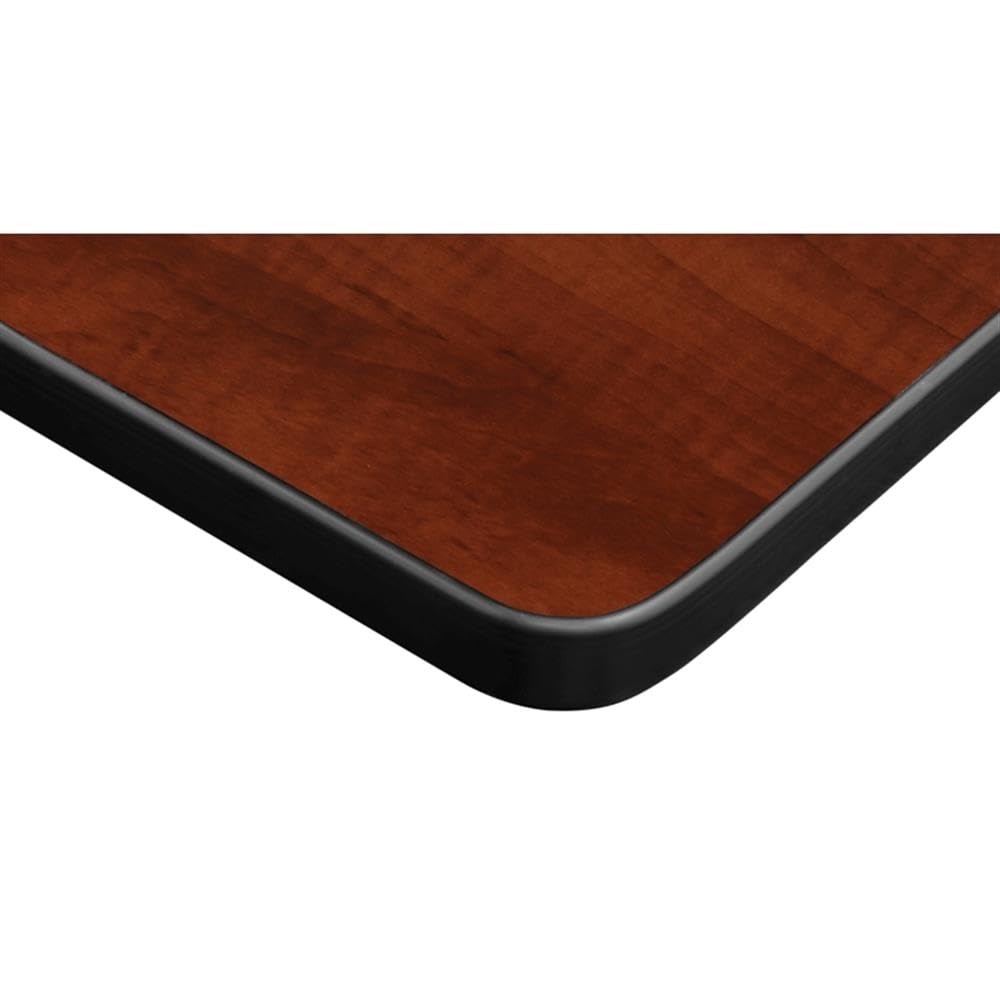 42" Square Mobile Table with 4 Stack Chairs M743
