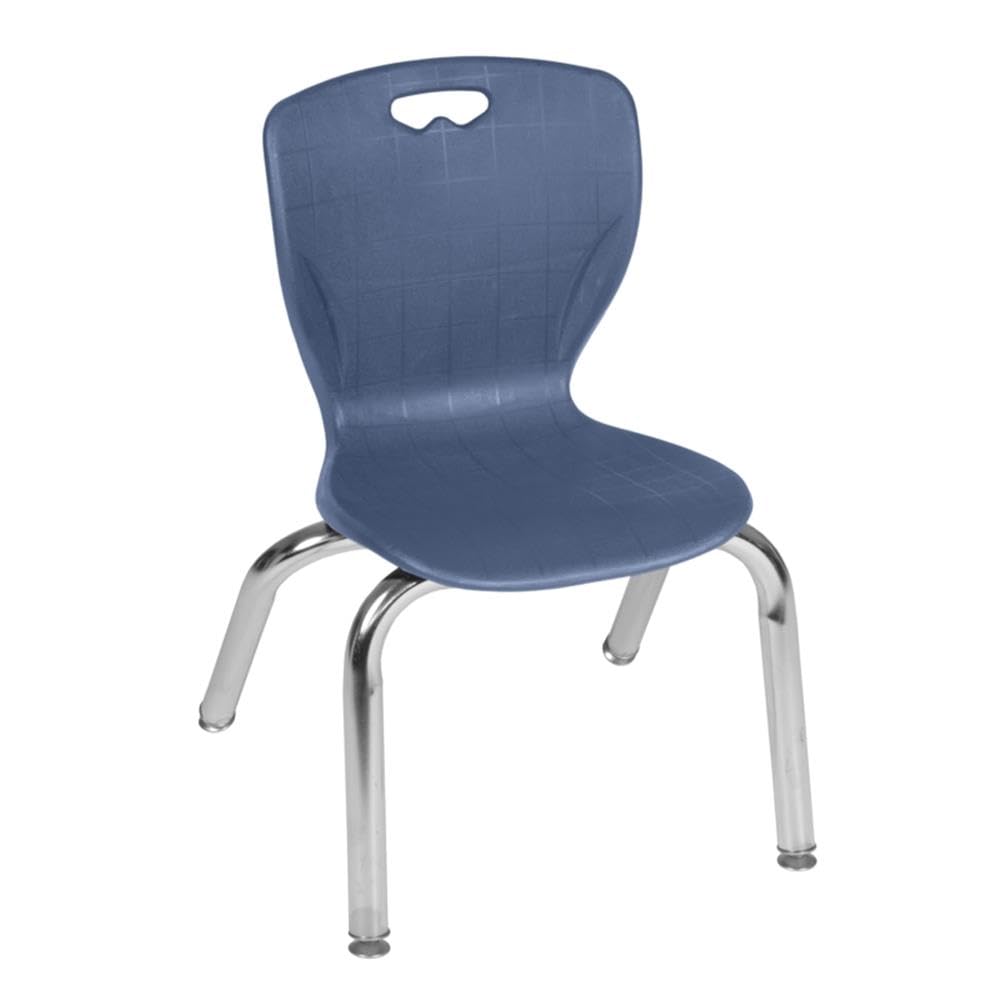 42" Square Mobile Table with 4 Stack Chairs M743