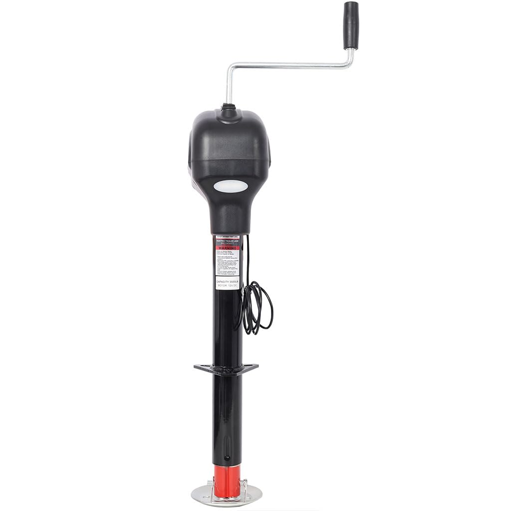 3500 lbs 12V Electric Trailer Jack with 18" Lift I857442