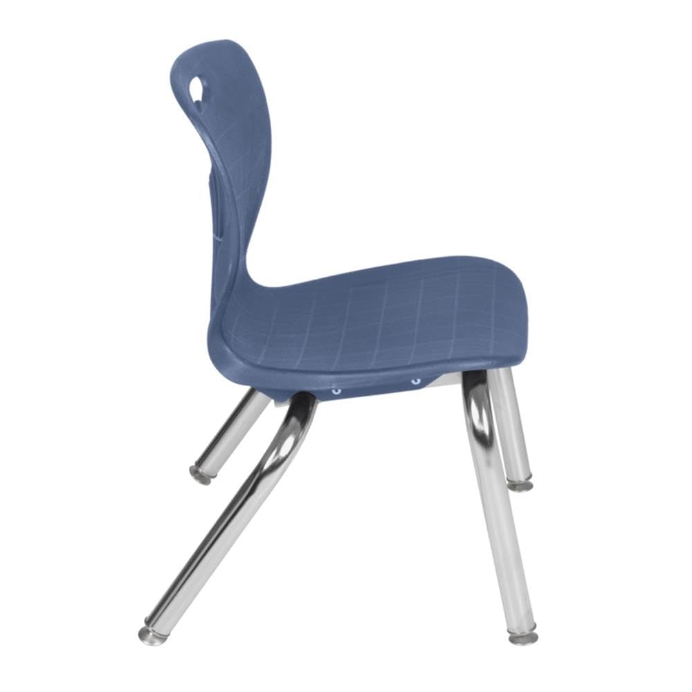 42" Square Mobile Table with 4 Stack Chairs M743