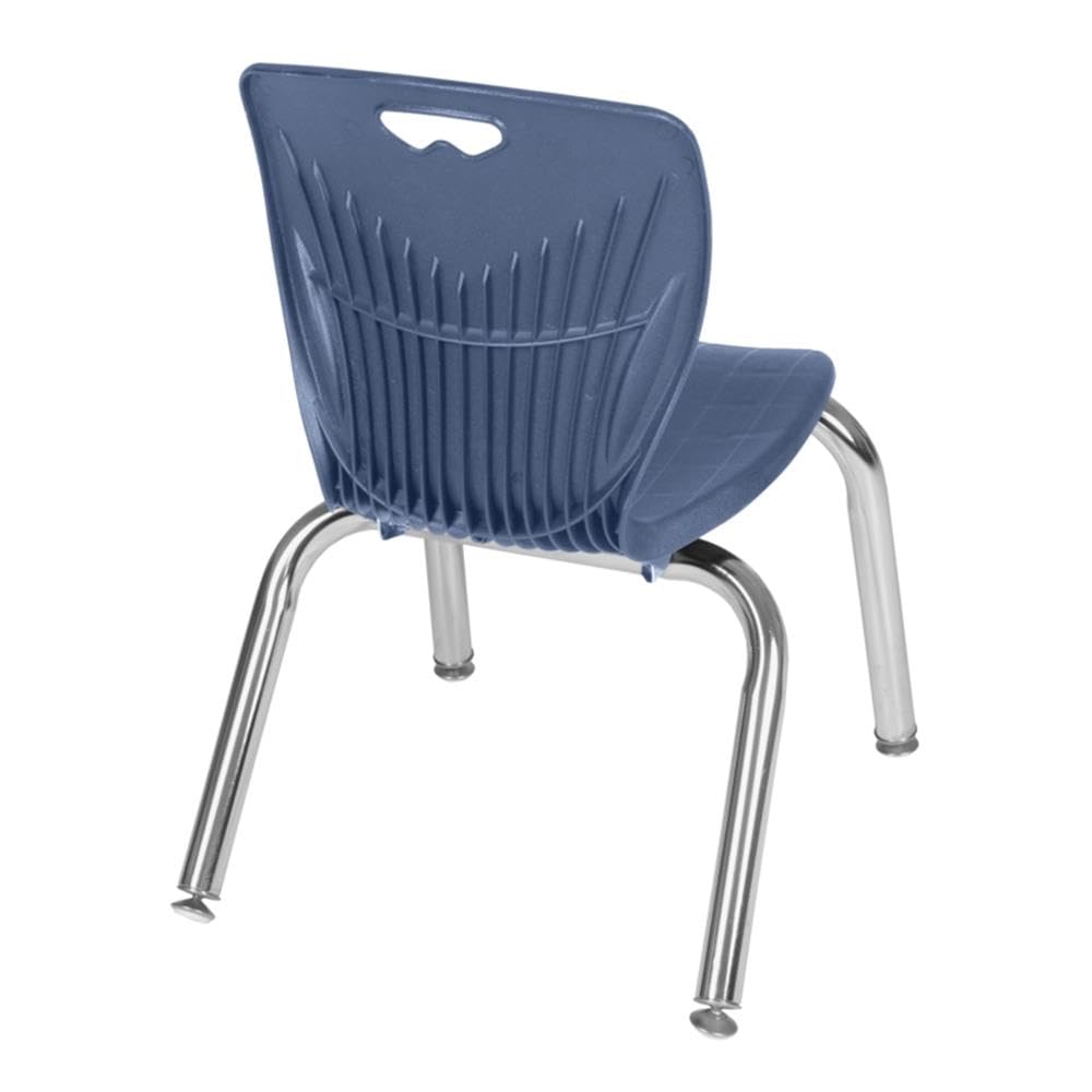 42" Square Mobile Table with 4 Stack Chairs M743