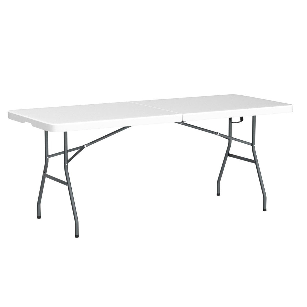 6ft White Folding Table Y1002
