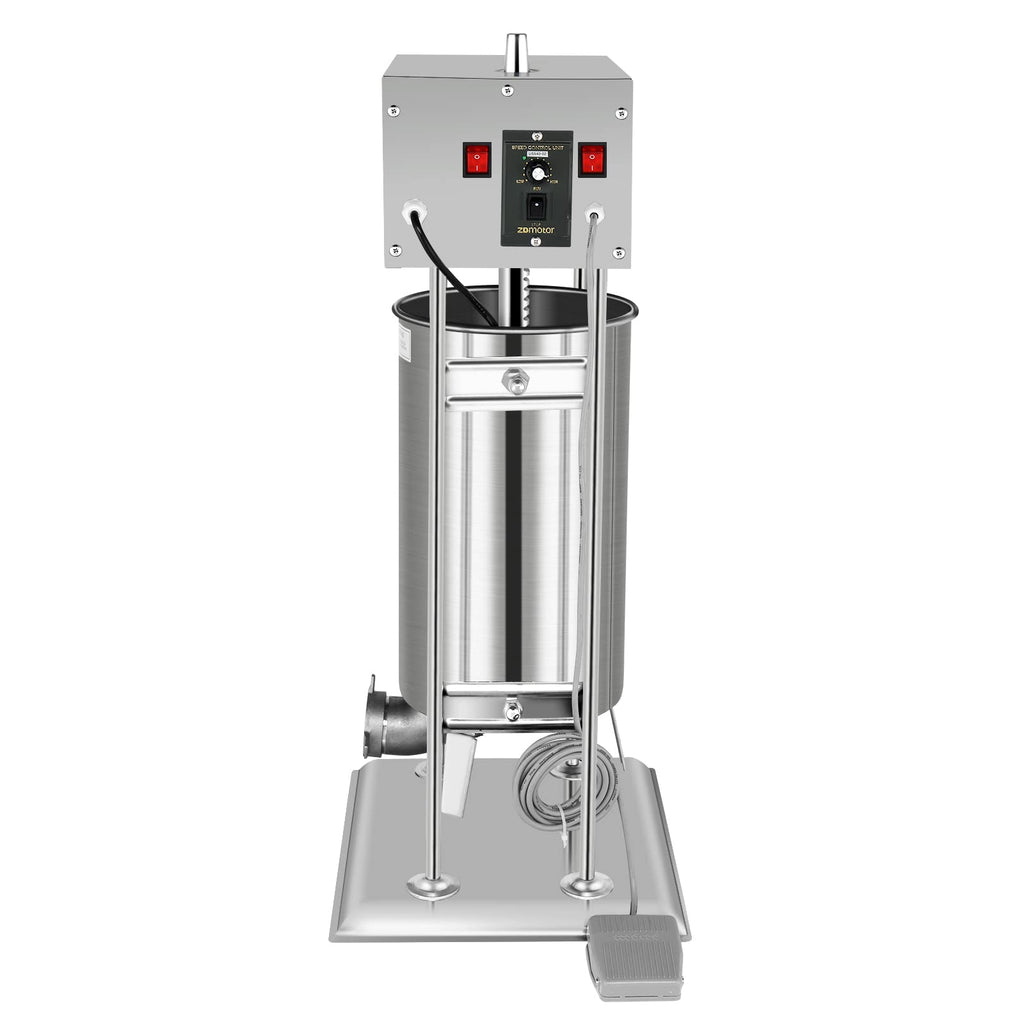 10L Electric Stainless Steel Sausage Stuffer with 5 Stuffing Tubes J304336