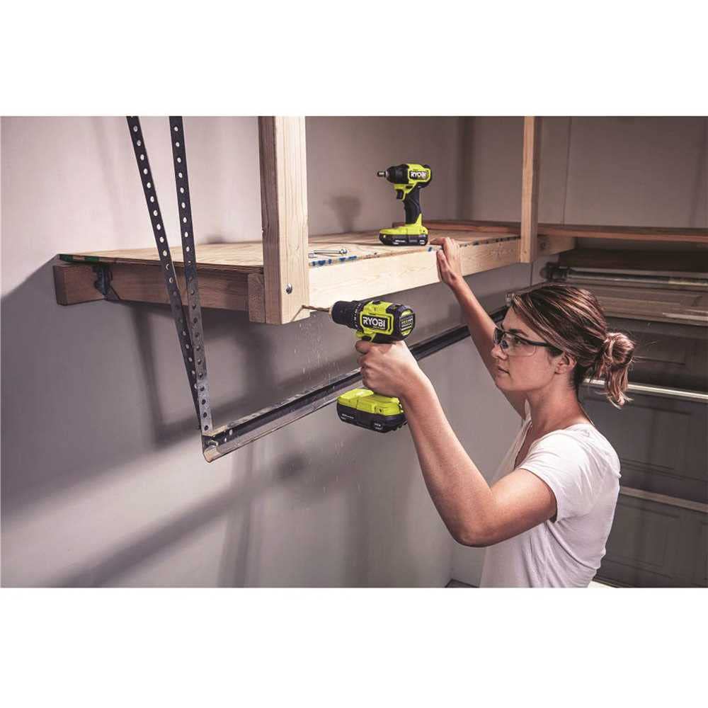 18V Brushless Cordless Compact 1/2 in. Drill and Impact Driver Kit with 2 Batteries T6480