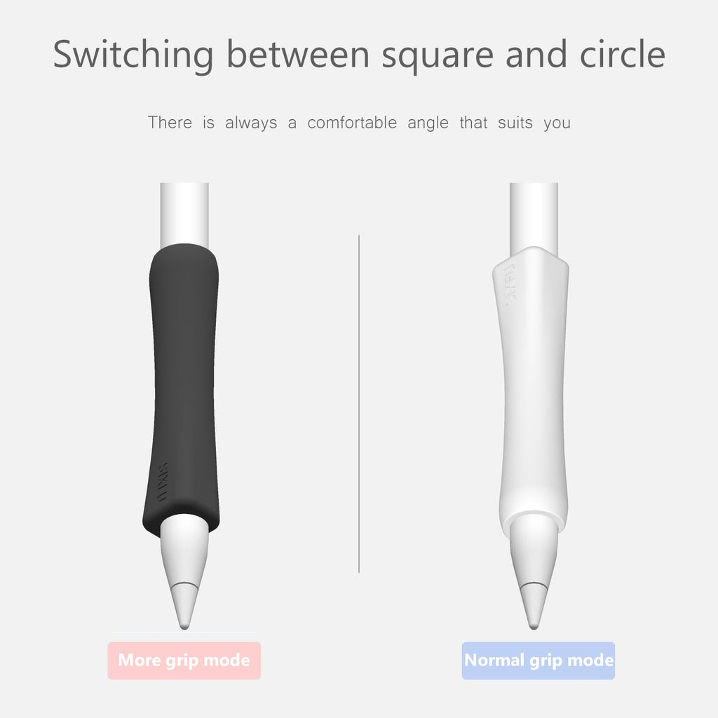 Black White 2 PCS Stylus Pen Grip I850