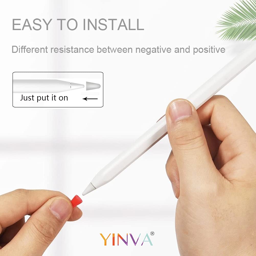 Silicone Pencil Tips Cover 60 PCS 10 Colors J960892