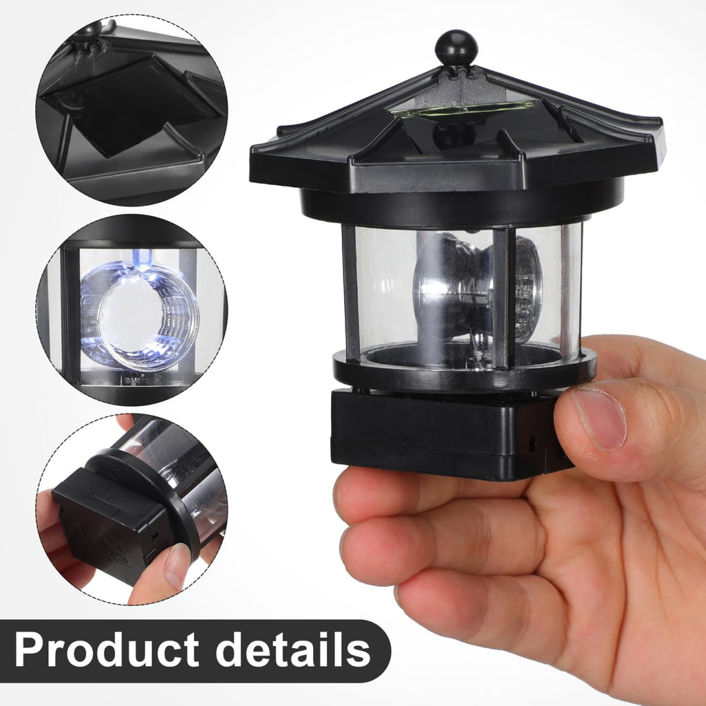 Solar LED Lighthouse Waterproof Garden Lights U7312