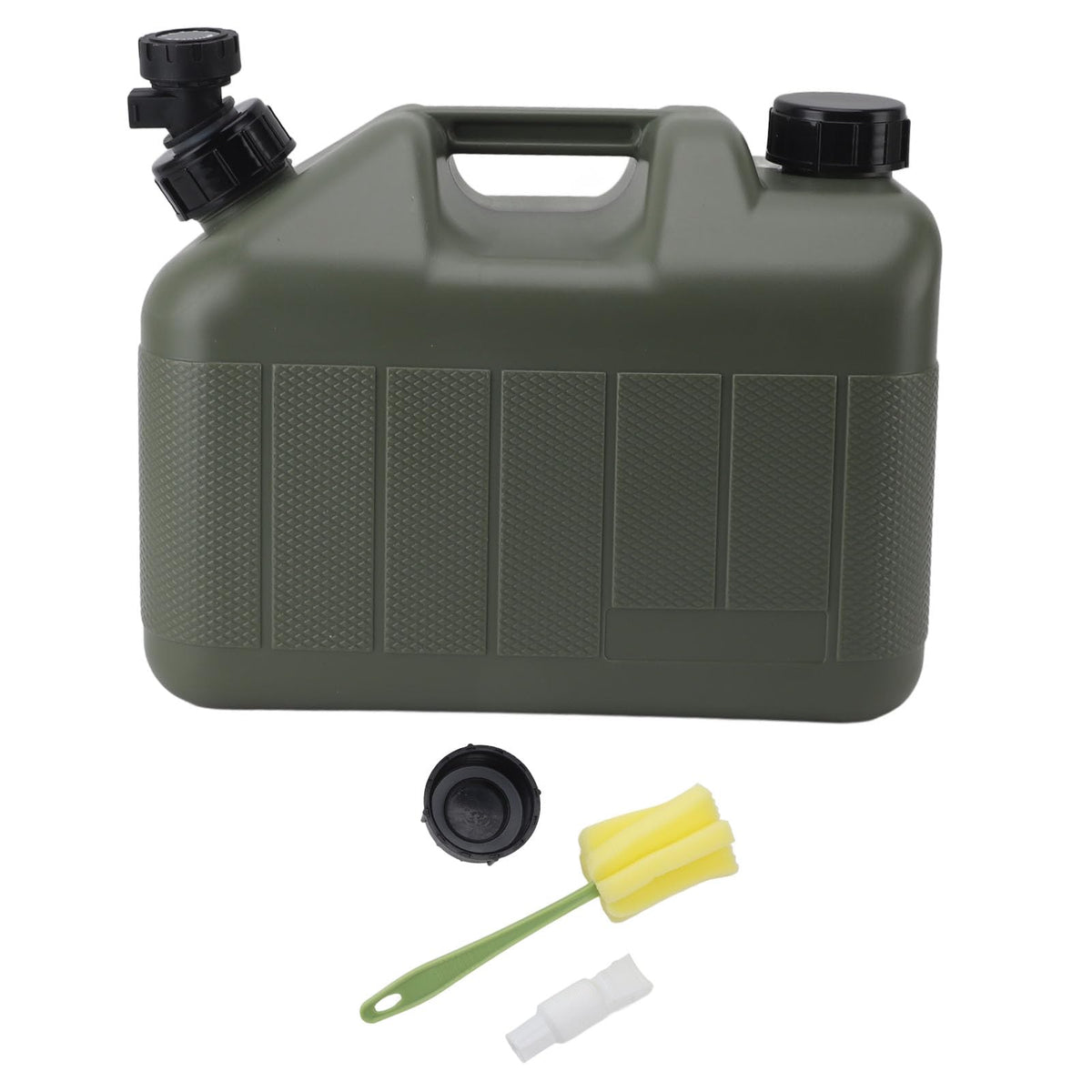 10L Green Camping Water Container with Faucet A42586