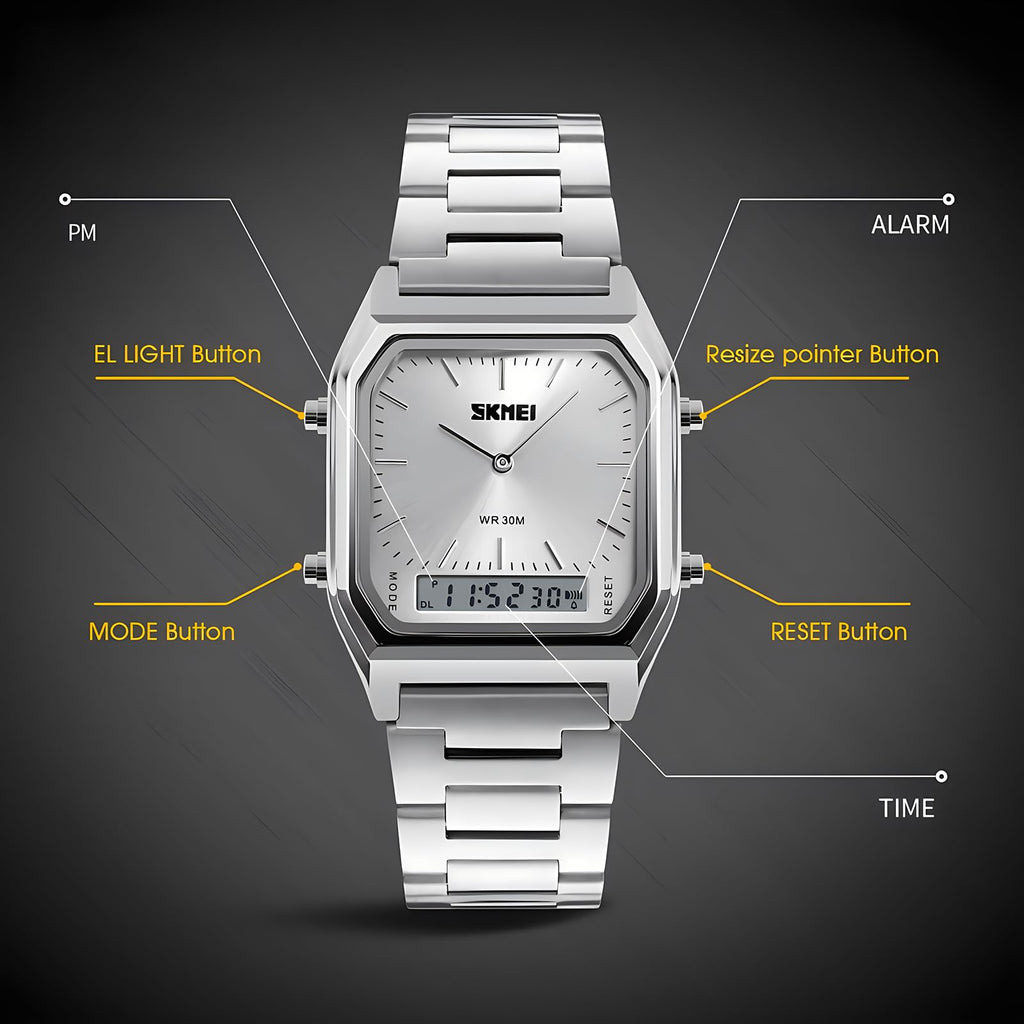 Military Analog Digital Watch N257