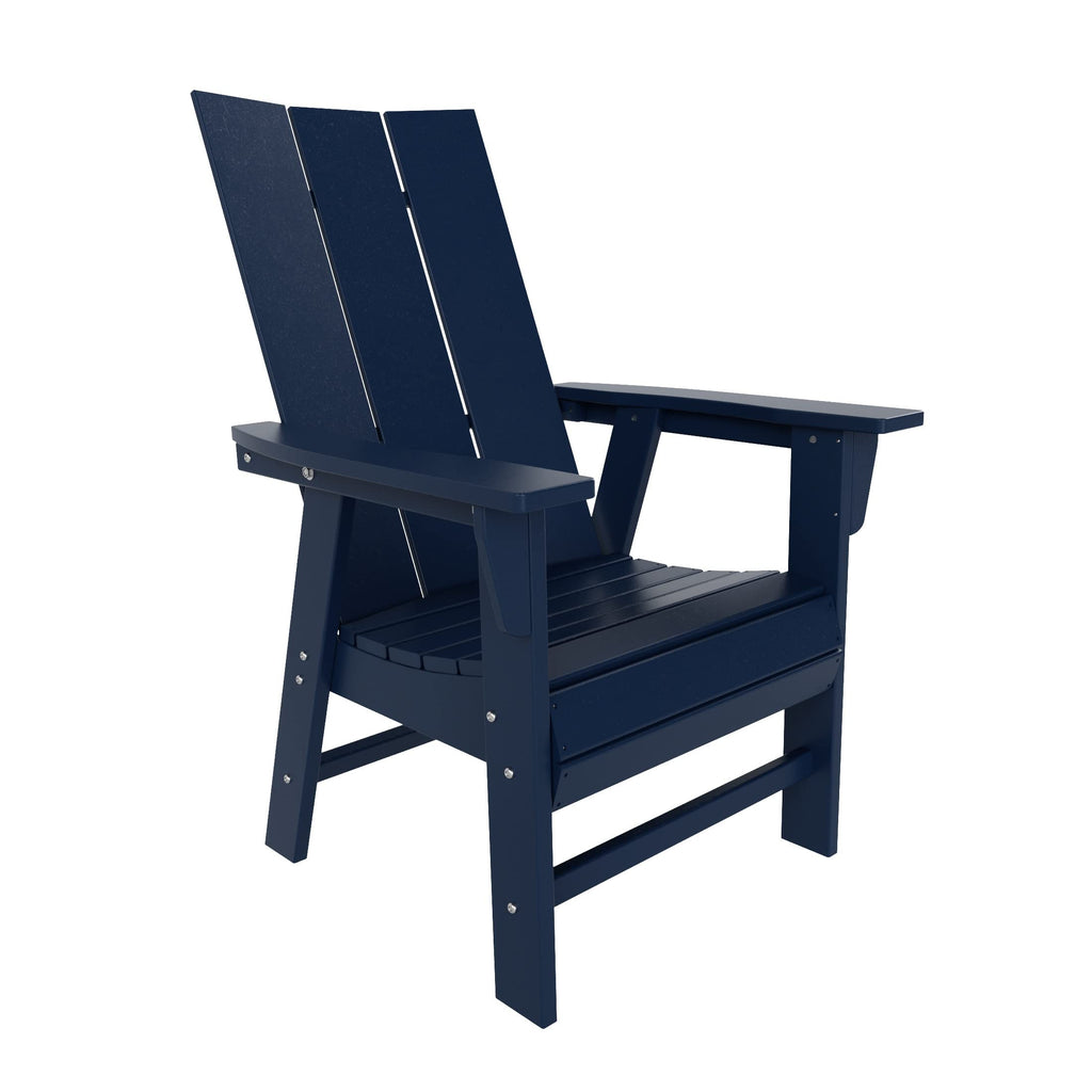 HDPE Adirondack Dining Chair Navy Blue L782801