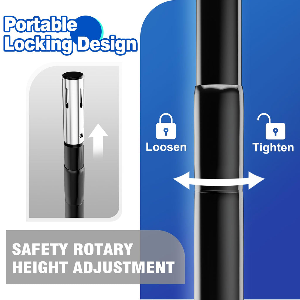 8ftx10ft Adjustable Heavy Duty Black Pipe and Drape Backdrop Stand U550250