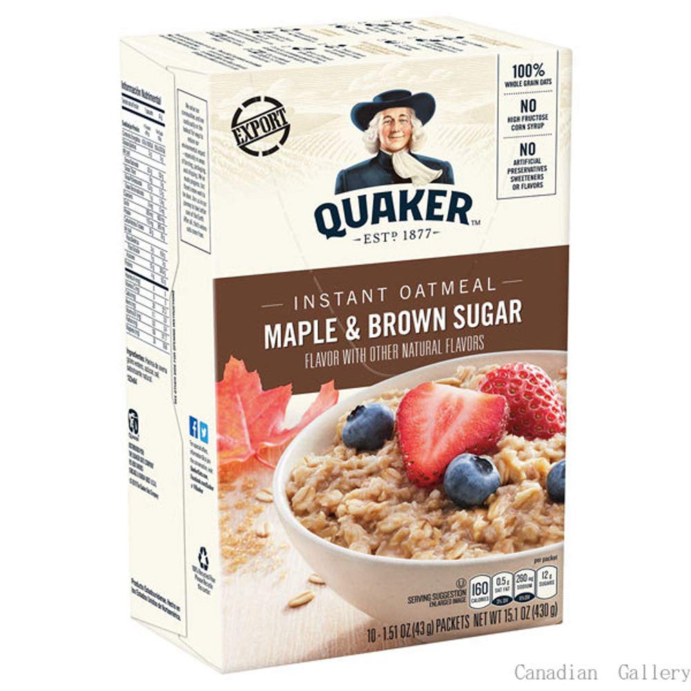 Instant Oatmeal Maple & Brown Sugar Pack of 6 F210554