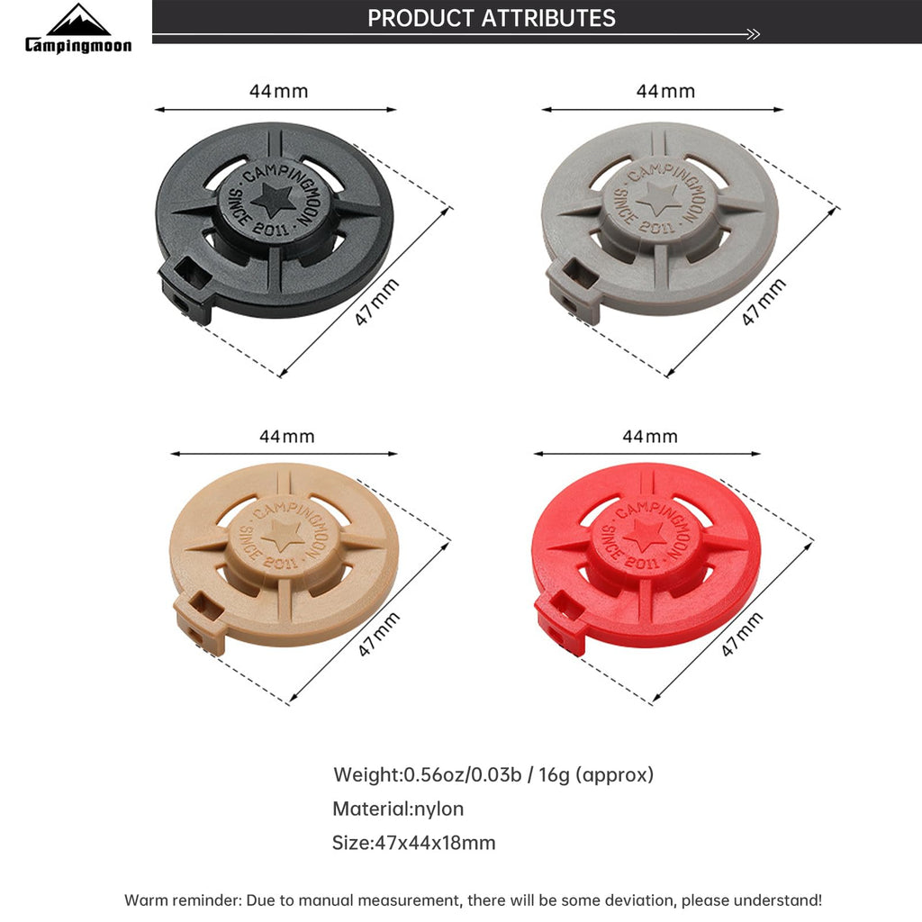 Butane Fuel Canister Protective Caps 4-Pack D82555
