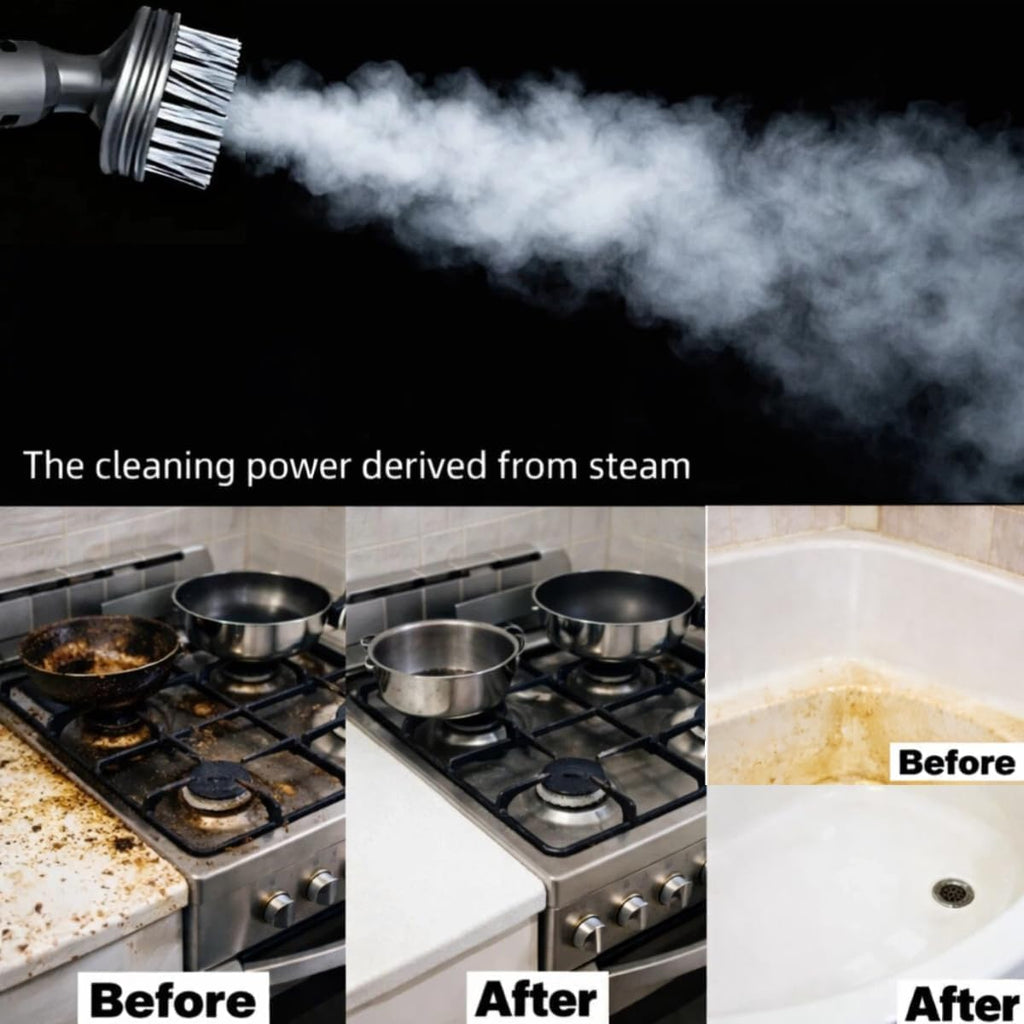300°F Scrub & Steam Mop with 13 Accessories A18228