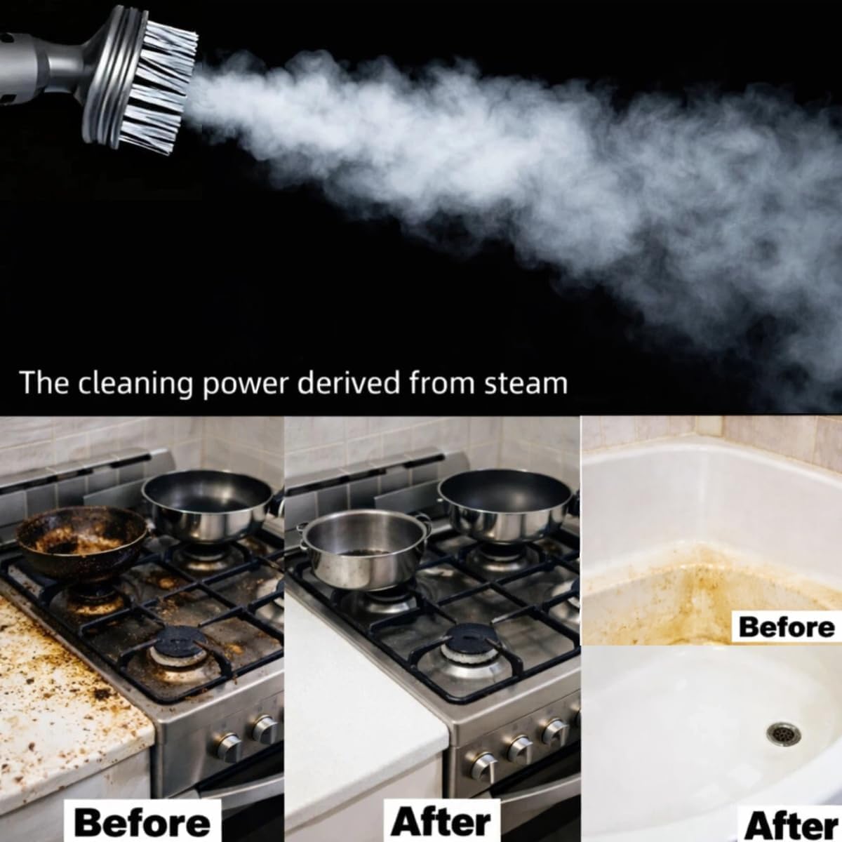 300°F Scrub & Steam Mop with 13 Accessories A18228