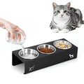 15° Tilted Stainless Steel Cat Bowls 3 Pack A614609