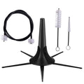 Trumpet Stand and Care Kit with Mouthpiece, Valve, Snake Brush, Foldable Metal 5 Legs E42465