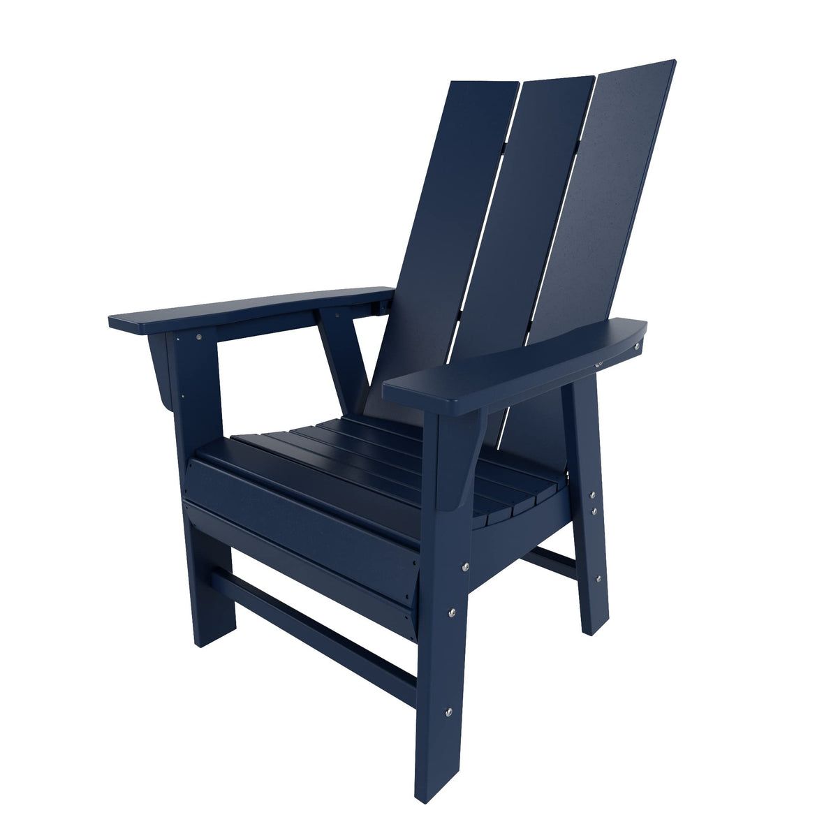 HDPE Adirondack Dining Chair Navy Blue L782801