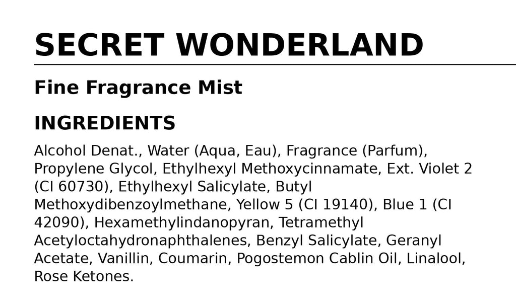 Fine Fragrance Mist 8 oz W15741