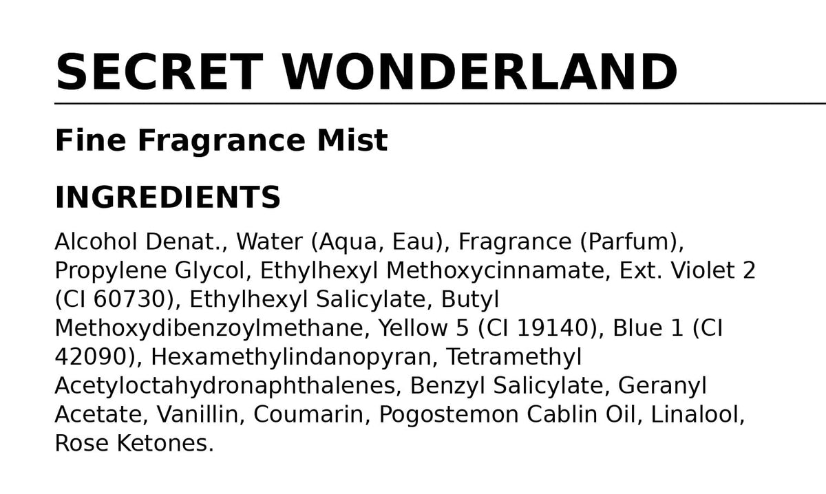 Fine Fragrance Mist 8 oz W15741