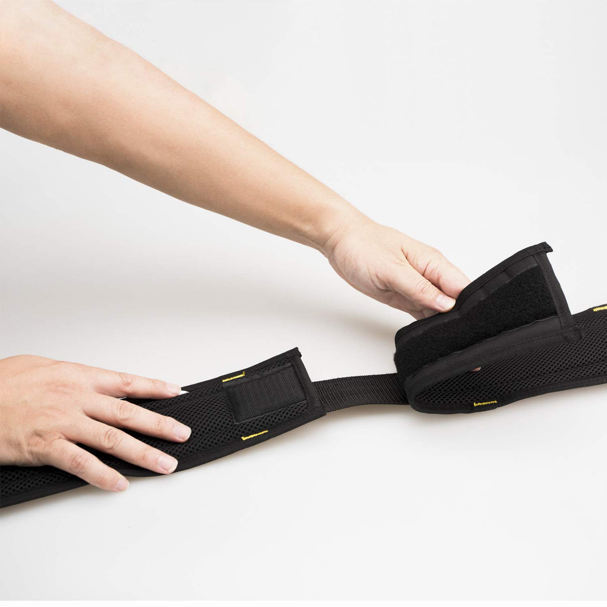 2-Inch Padded Tool Belt with 4 D-Rings Heavy Duty Double Metal Roller Buckle X121327