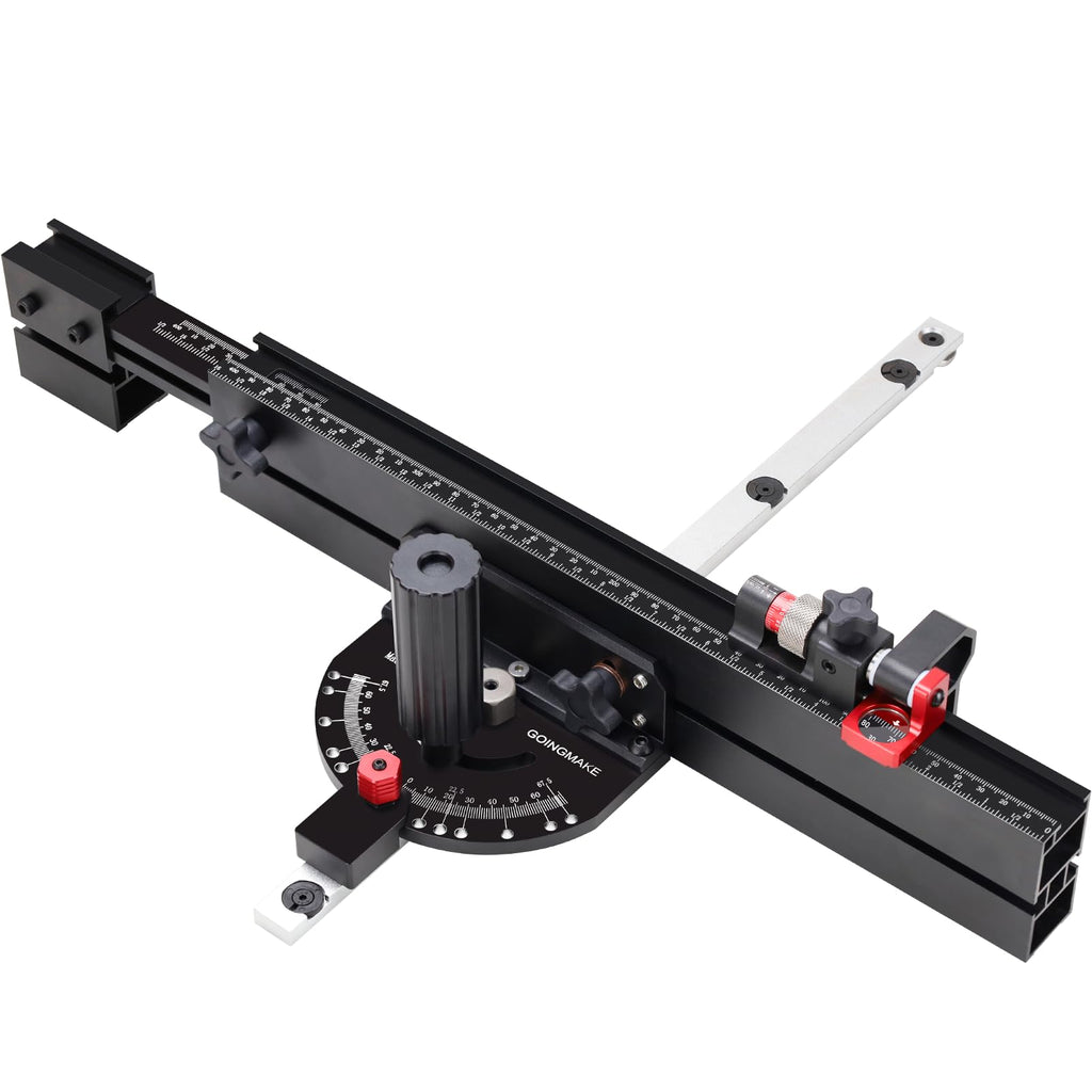 Table Saw Miter Gauge with Micro Adjust Flip Stop C2042