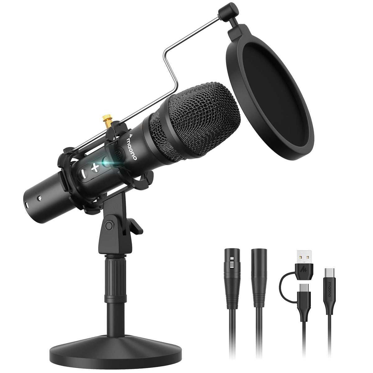 USB XLR Dynamic Podcast Microphone T5305