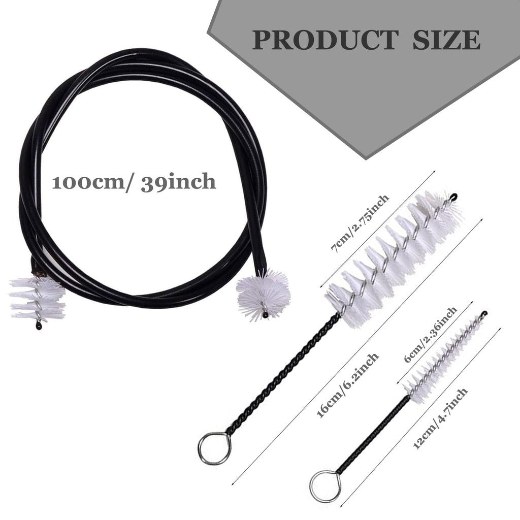 Trumpet Stand and Care Kit with Mouthpiece, Valve, Snake Brush, Foldable Metal 5 Legs E42465