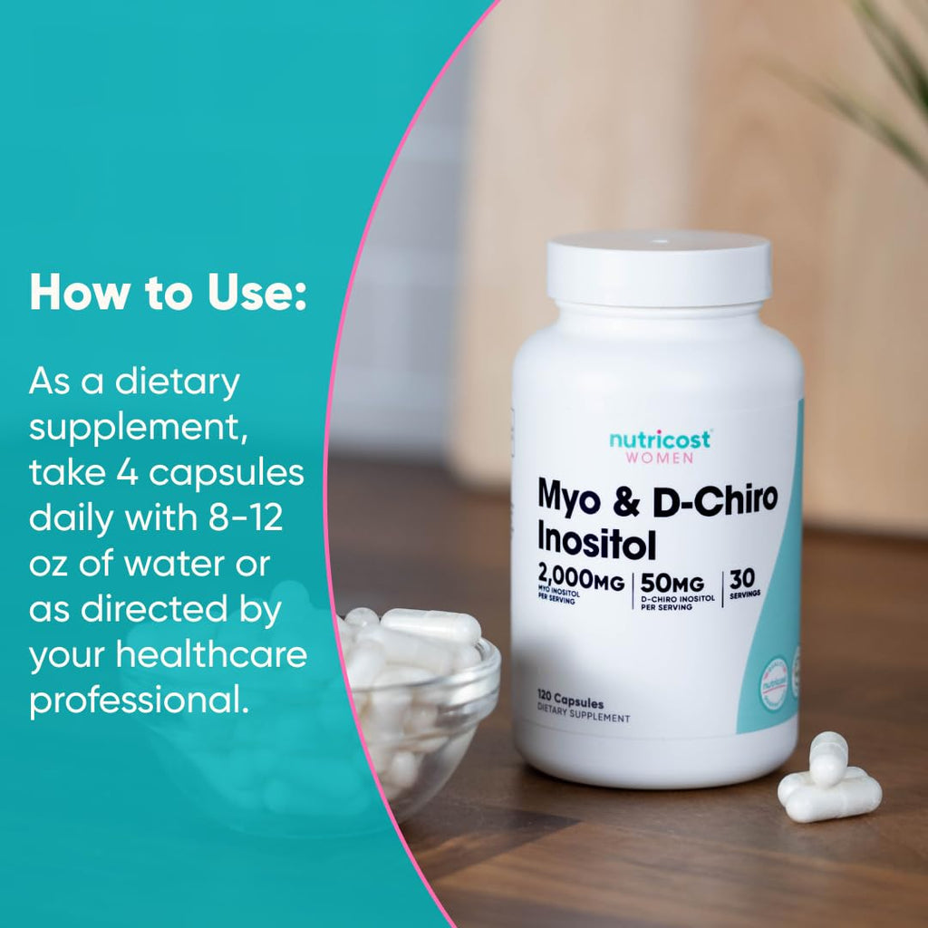 120 Capsules GMO-Free Inositol R80229