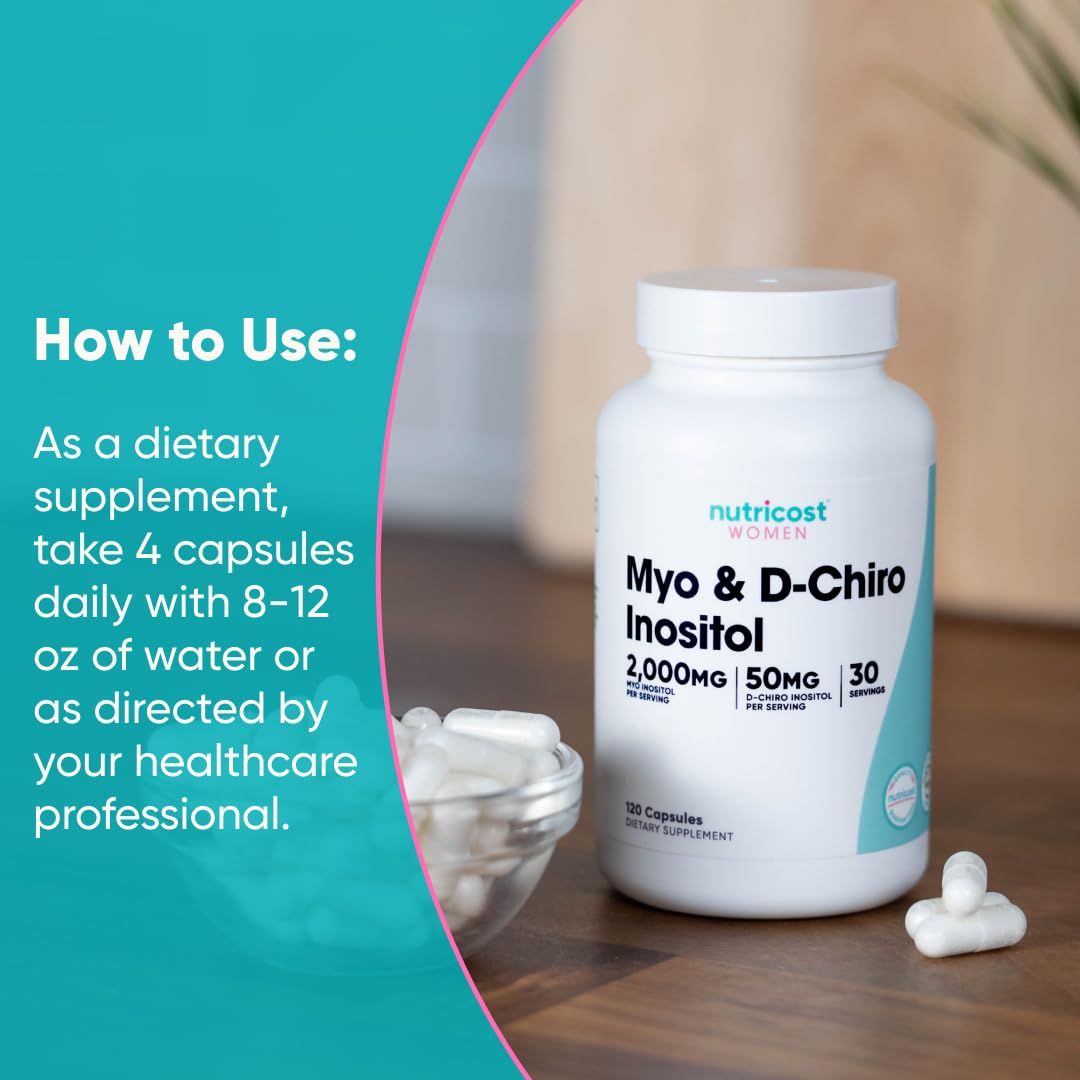 120 Capsules GMO-Free Inositol R80229