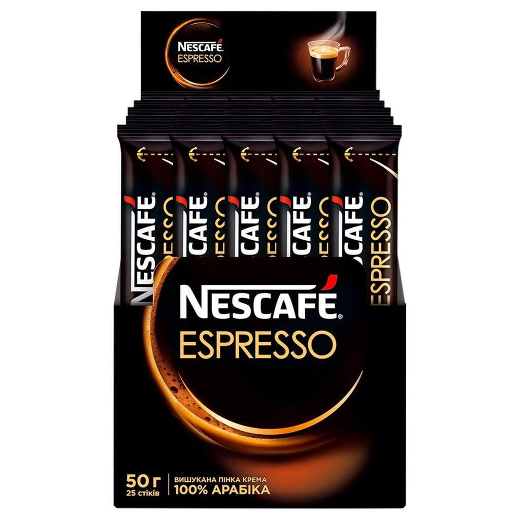 Instant Coffee Sticks 25 sticks 1.76oz Espresso F598727
