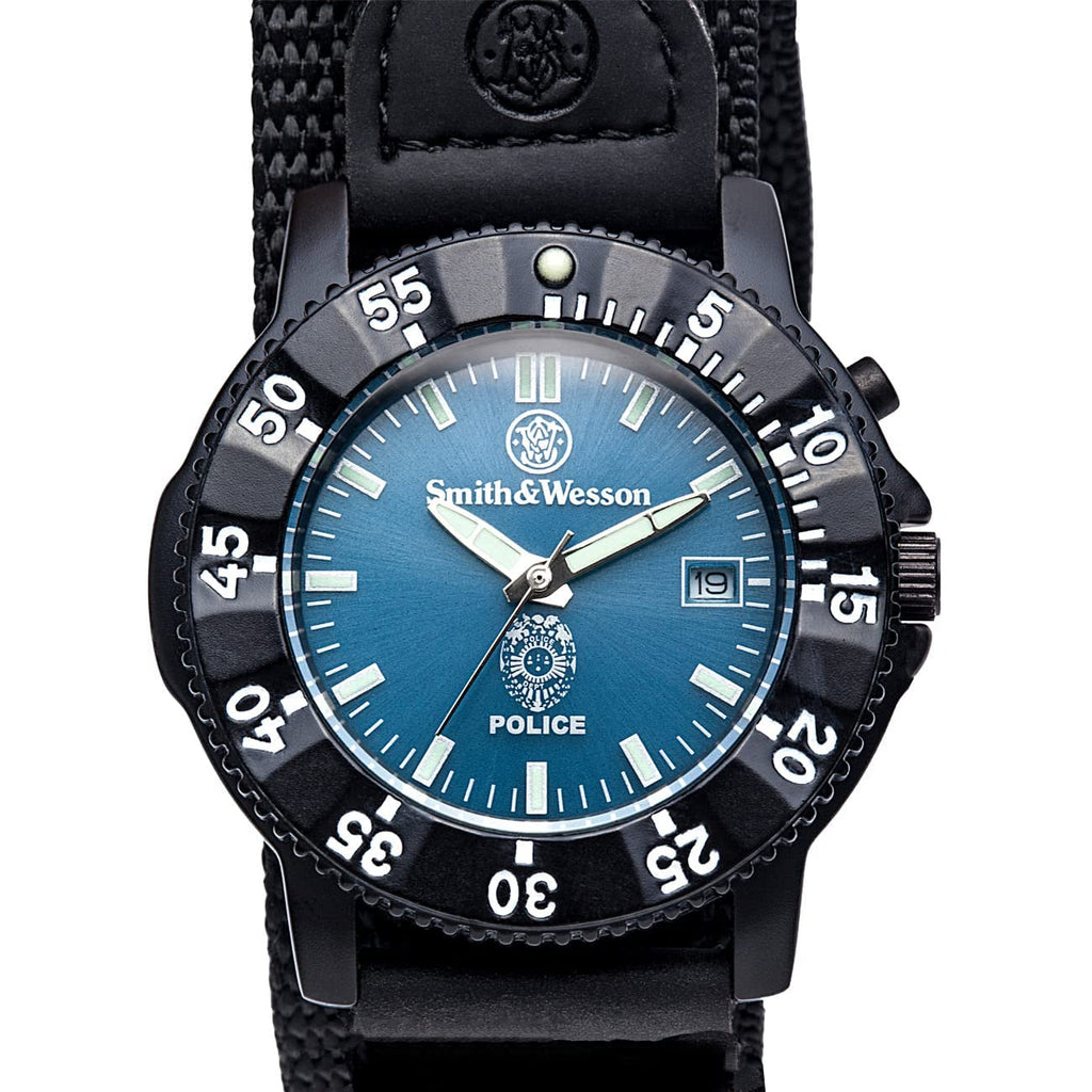 Blue Face 3ATM Water Resistant Quartz 40mm Tactical Watch U1069