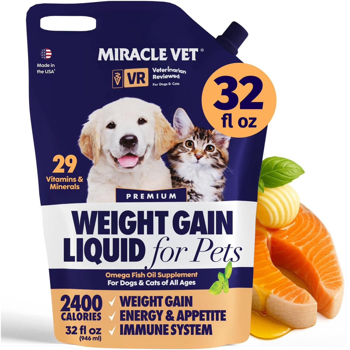 High-Calorie Weight Gainer Gel for Dogs & Cats H9836