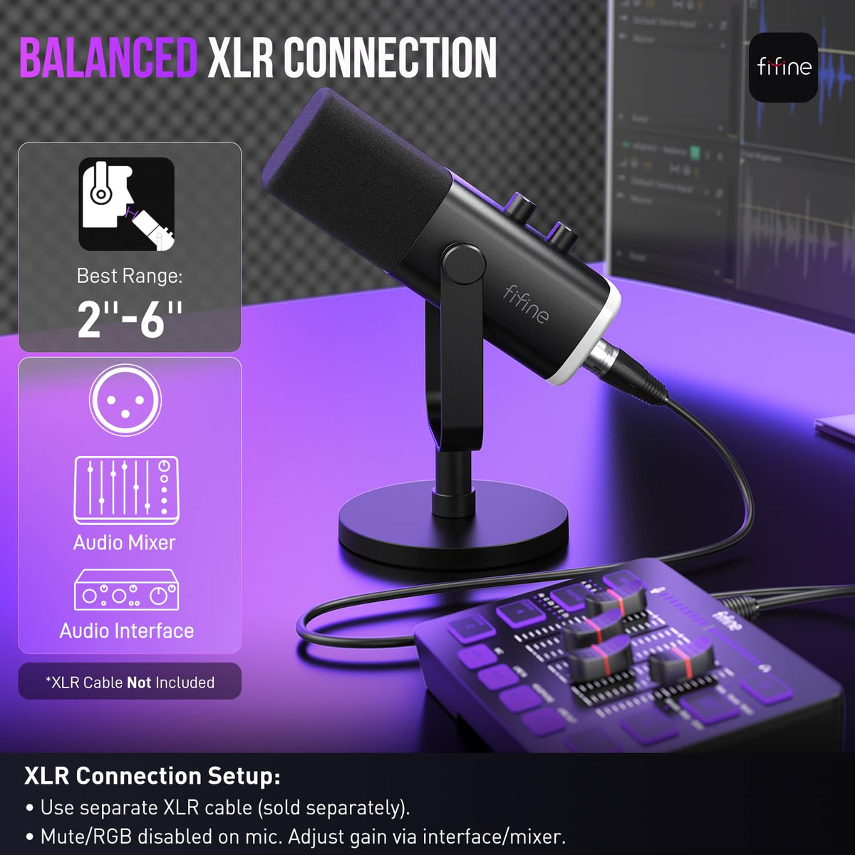 USB/XLR Dynamic Microphone H774