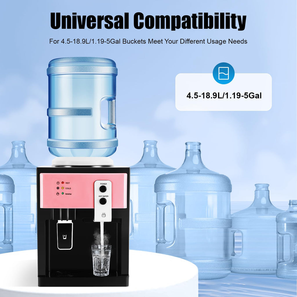 Top Loading Countertop Water Dispenser, 3 Temperature Setting D9702