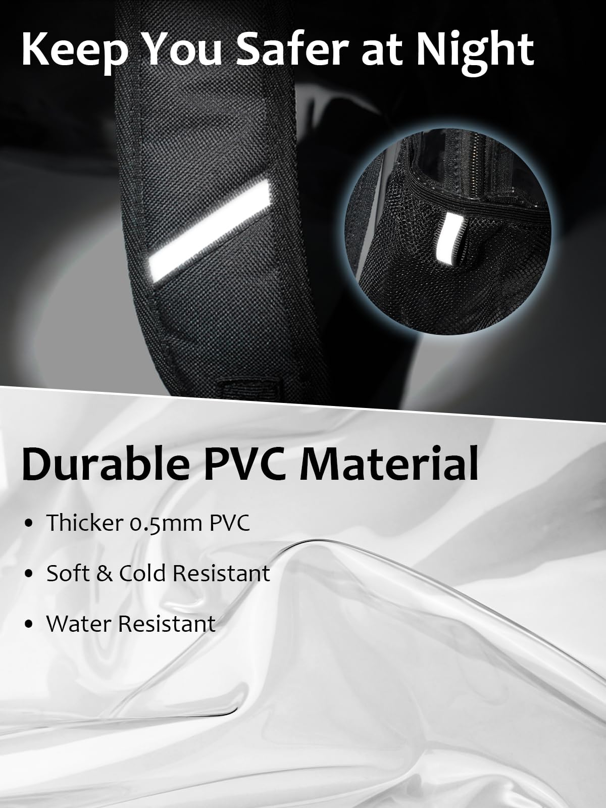 Heavy Duty Clear Backpack A760