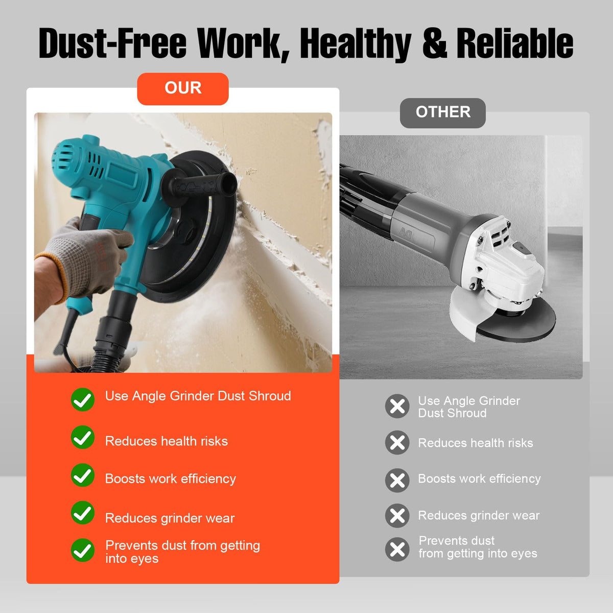 Variable Speed Handheld Electric Drywall Sander F846