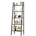 5-Tier Ladder Bookshelf with Metal Frame R16668