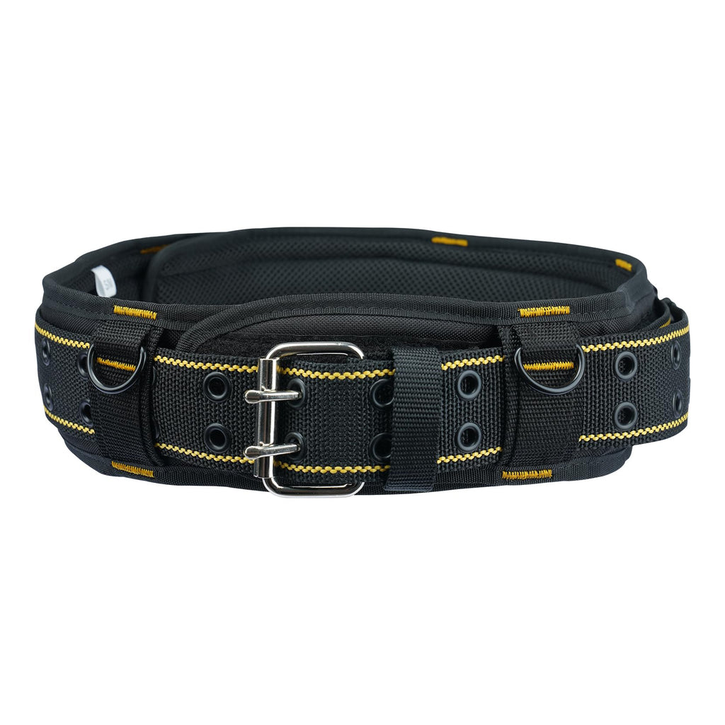 2-Inch Padded Tool Belt with 4 D-Rings Heavy Duty Double Metal Roller Buckle X121327