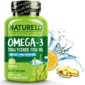 Omega 3 Fish Oil Supplement 1100mg 120 Softgels C767670