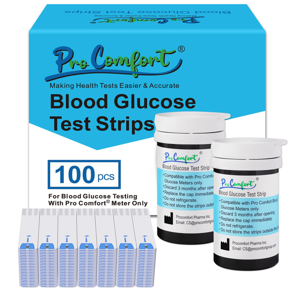 Glucose Test Strips 100 Count No Coding Q4699