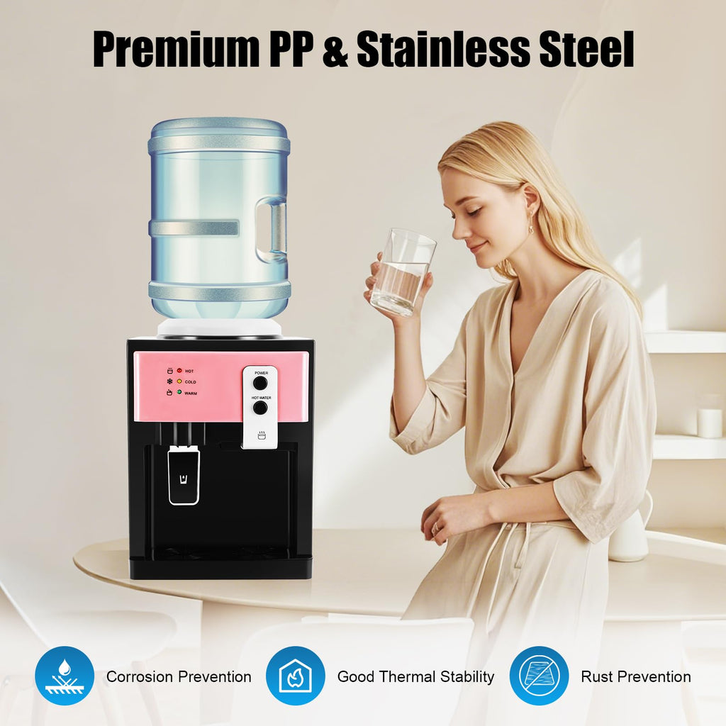 Top Loading Countertop Water Dispenser, 3 Temperature Setting D9702