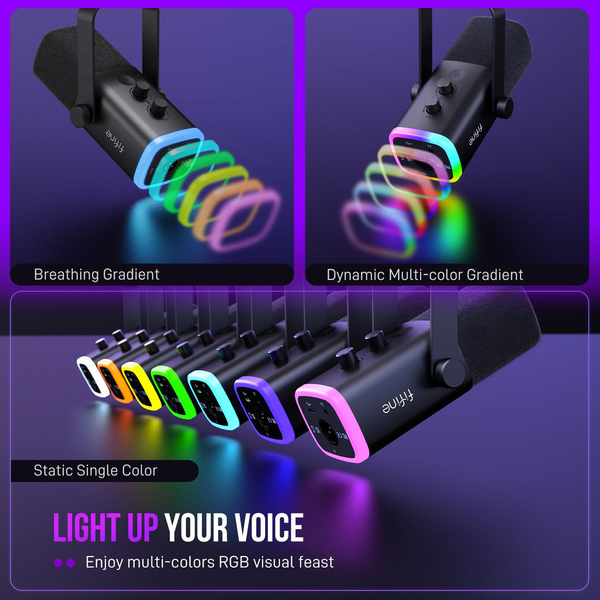 USB/XLR Dynamic Microphone H774