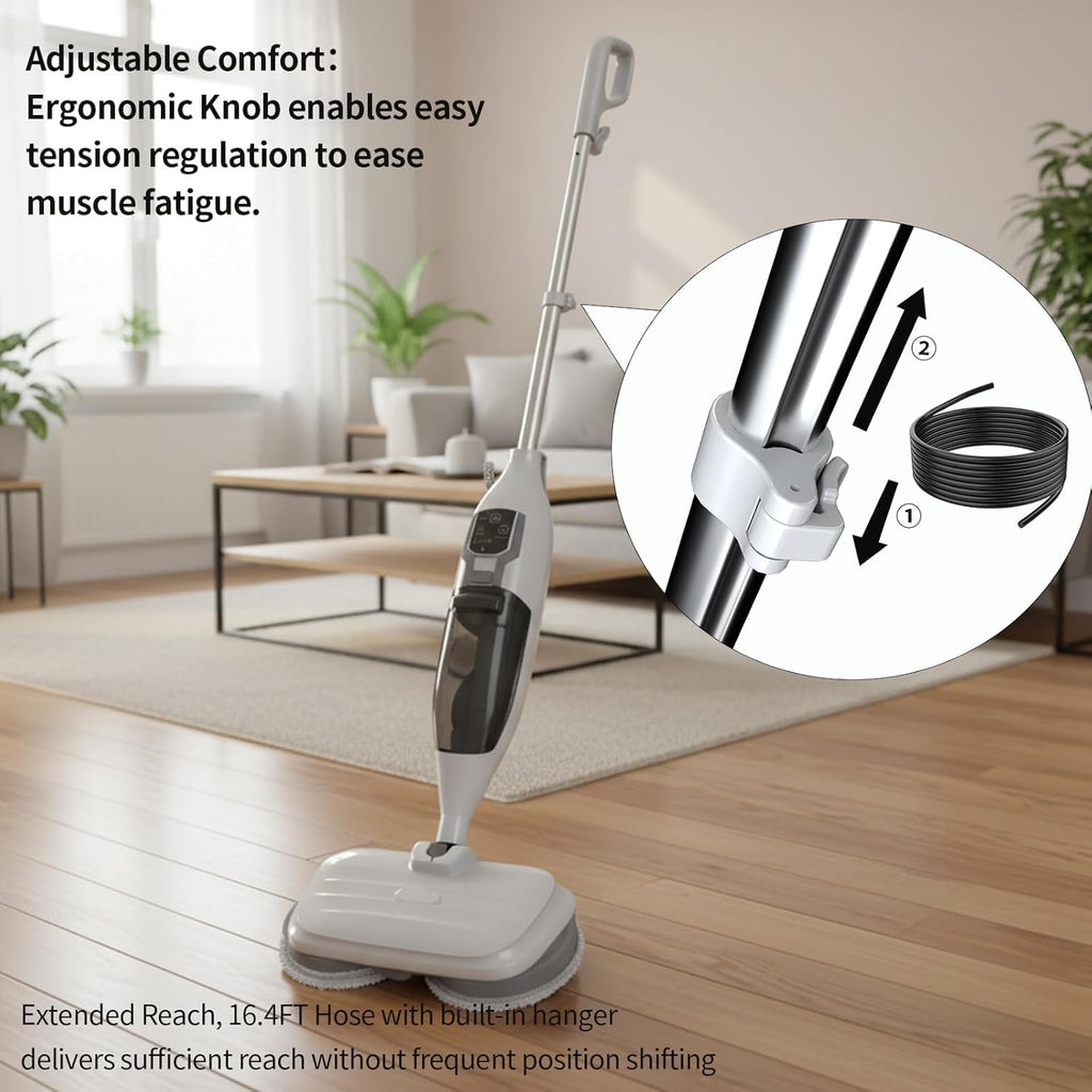 300°F Scrub & Steam Mop with 13 Accessories A18228