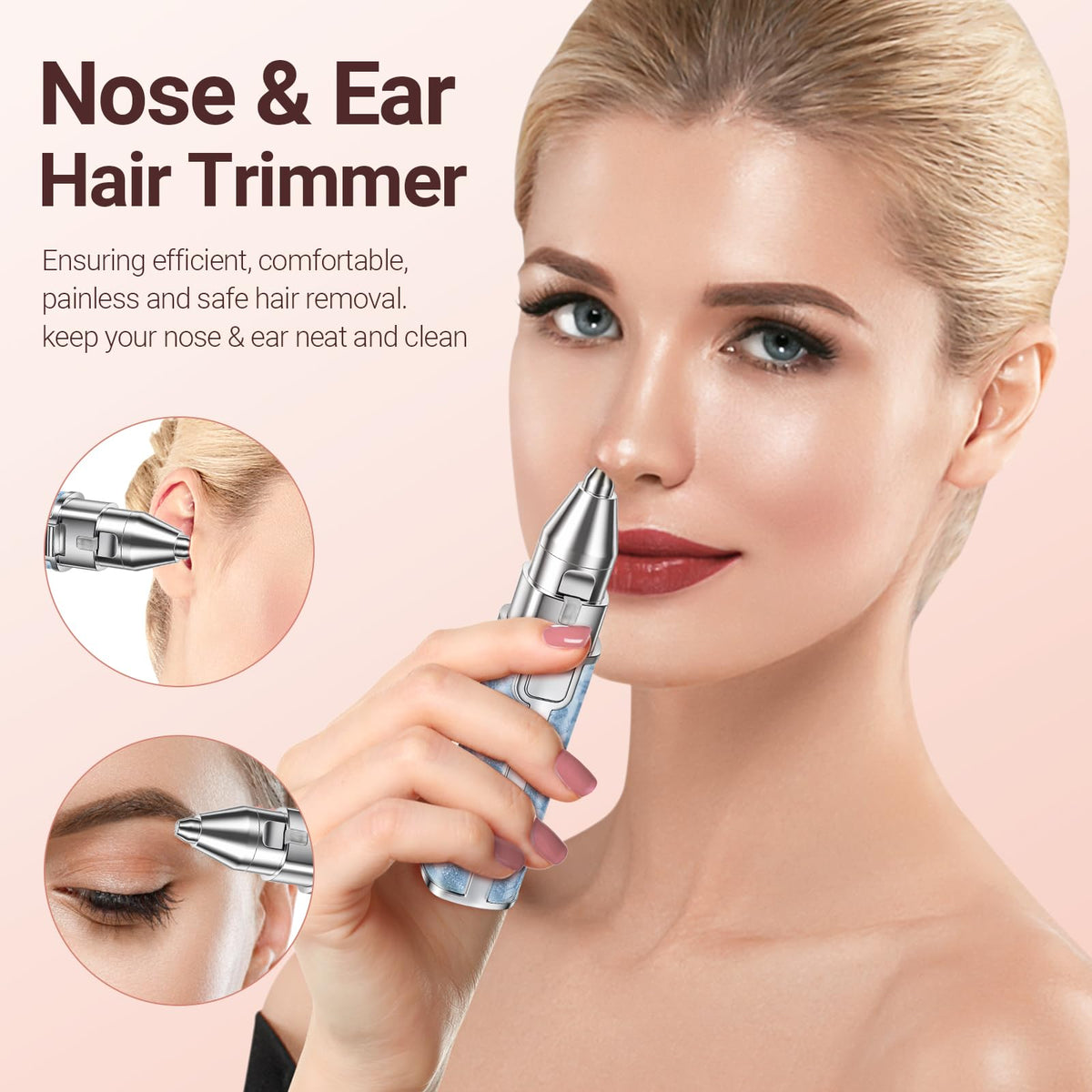 2-in-1 Nose & Eyebrow Trimmer L260359