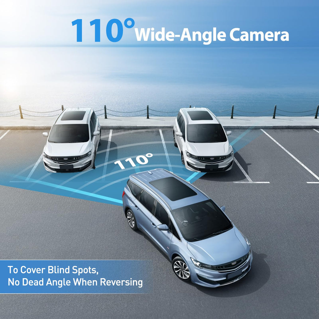 7" Solar Wireless Magnetic Backup Camera D9369