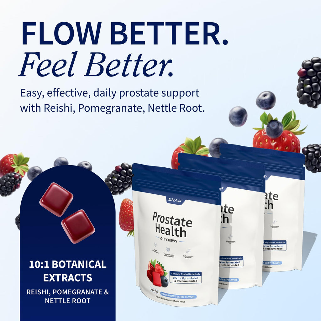 Beet Root Gummies + Prostate Health Soft Chew Q9175