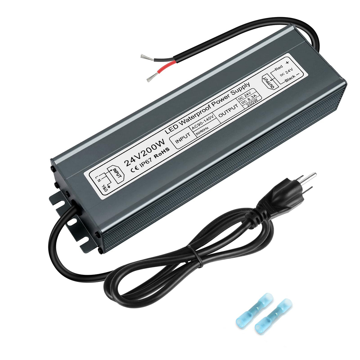 24V 200W IP67 Waterproof LED Driver Power Supply V609