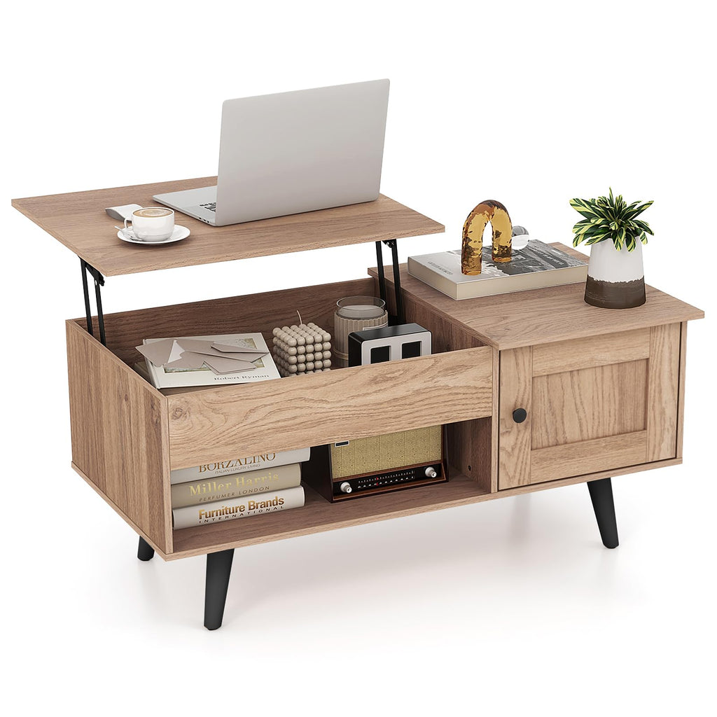 Lift Top Coffee Table with Storage and Hidden Compartment Z138