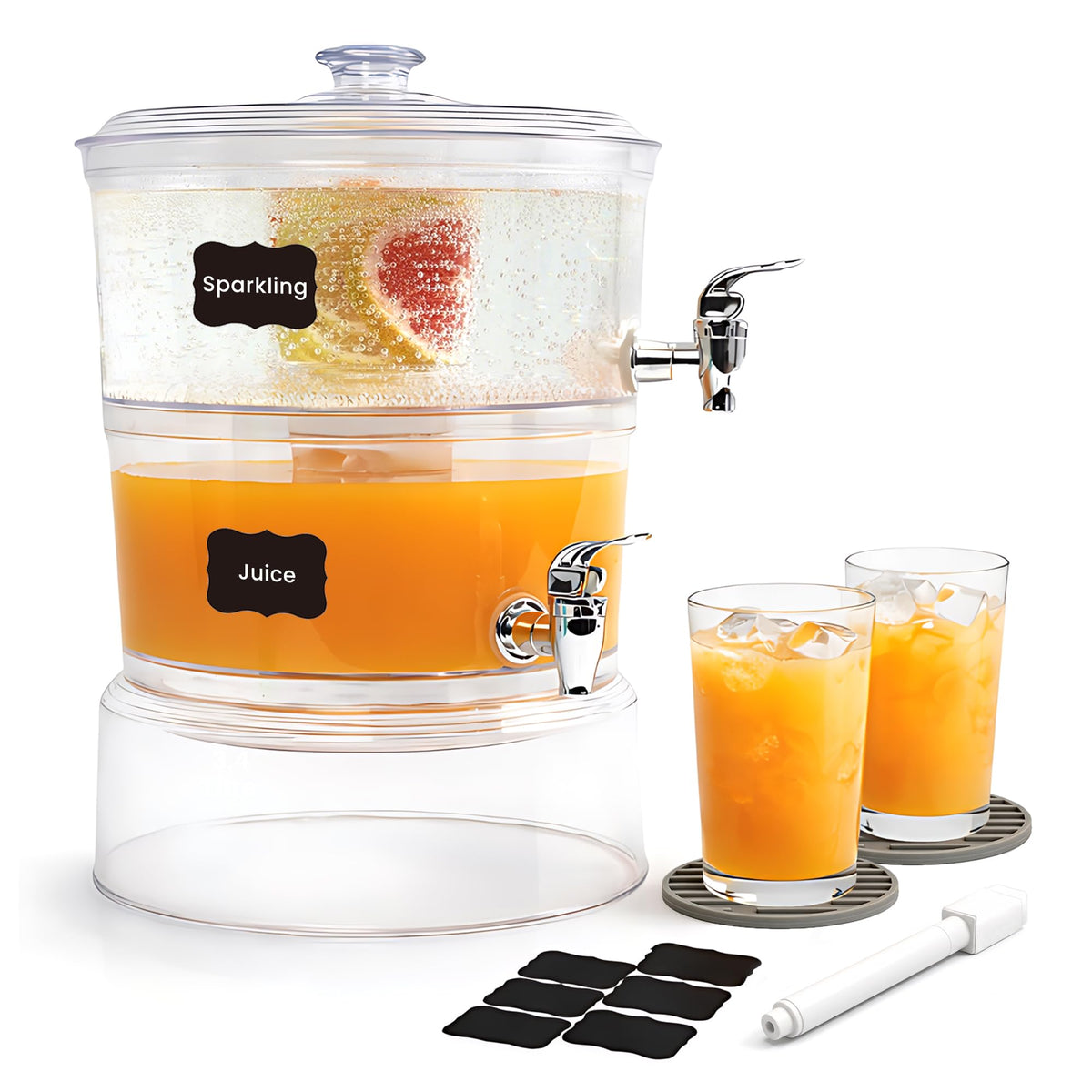 2 Gallon Beverage Dispenser with Stand Y360289